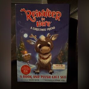 Reindeer In Here Book and Plush Gift Set Adam Reed